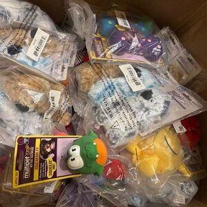 30 Small dog toy Multipet International Latex Plush Lamb Chop Bone Koala Monster